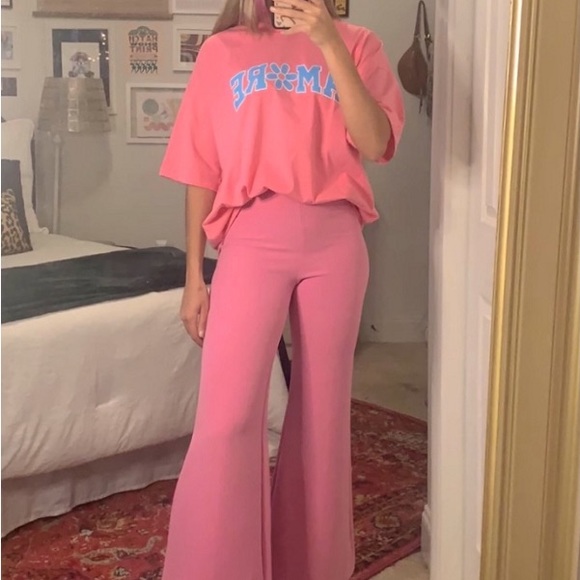 Urban Outfitters Flare pants, pink, size 6, NWT in packaging - Picture 6 of 9